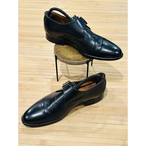 LODING Paris New Taylor Black Monk Strap Leather Shoes Men’s 7.5 Retail $466 ? main image 9
